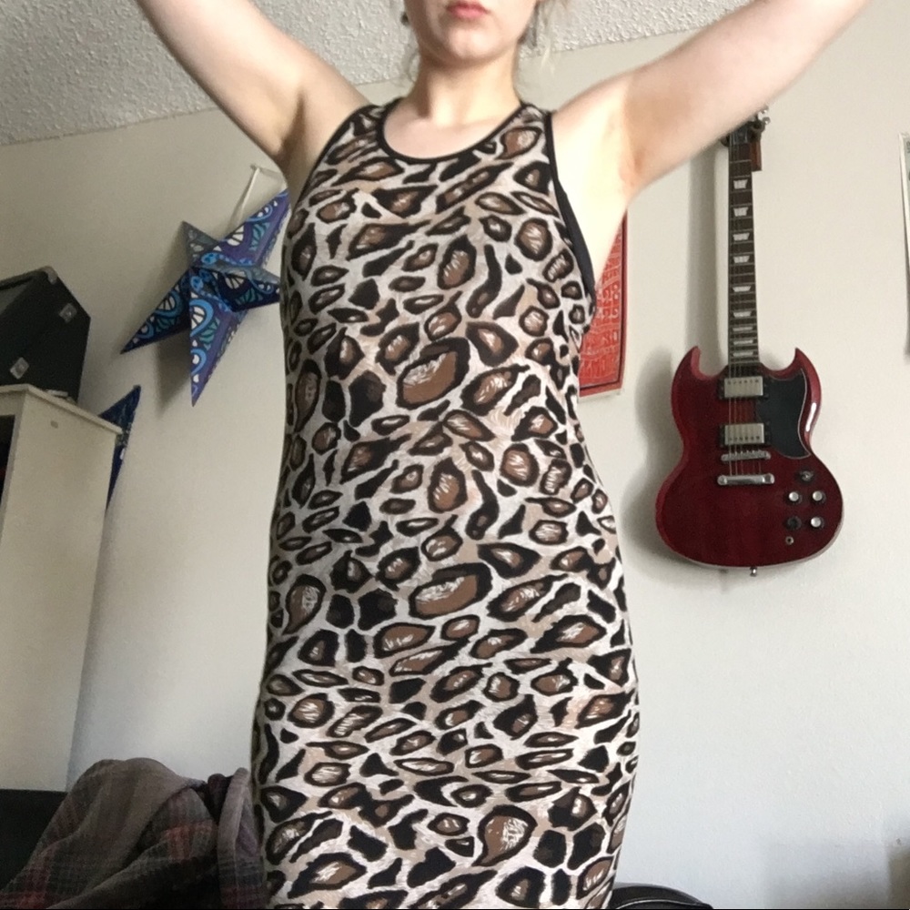 Animal Print Maxi Dress